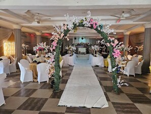 Área de bodas al aire libre