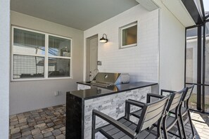 Terrace/patio - 6BR/5BA Luxurious with Private Pool (Kissimmee)