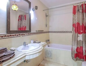 Towels, soap, toilet paper