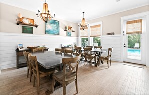 Dining - Great for Groups. 200 Yards to Deeded Beach, Private Pool, Elevator, Game Room (Inlet Beach)