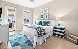 5 bedrooms, iron/ironing board, WiFi, bed sheets