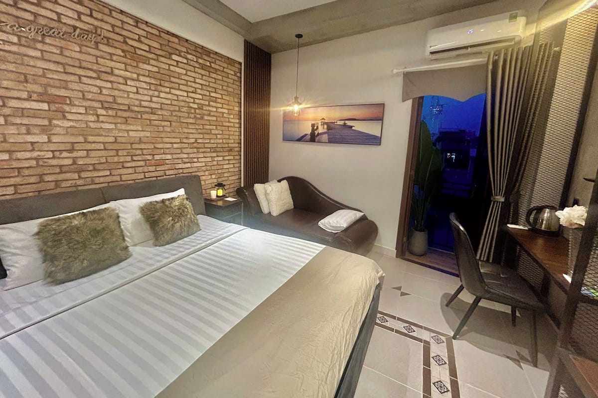 Superior tweepersoonskamer | 1 slaapkamer, lakens van Egyptisch katoen, luxe beddengoed, een minibar