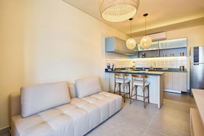 Apartamento | Sala de estar | Smart TV 55 polegadas com canais digitais