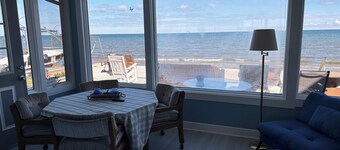 Beach front escape! Serene Views with Ultimate Relaxation! Your getaway awaits!