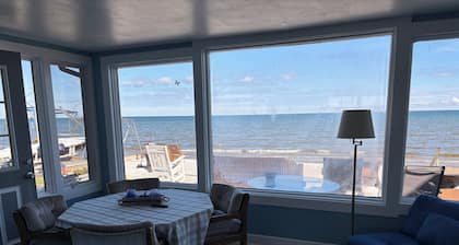 Beach front escape! Serene Views with Ultimate Relaxation! Your getaway awaits!