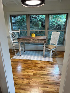 Vue depuis l’hébergement