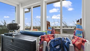 Vue depuis lâhĂ©bergement