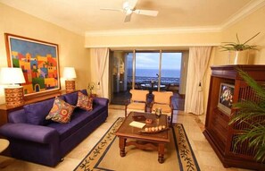 Living area - Pueblo Bonito Sunset 2 Bd/2 Ba Presidential Suite w/ a Terrace & Ocean View! (Cabo San Lucas)