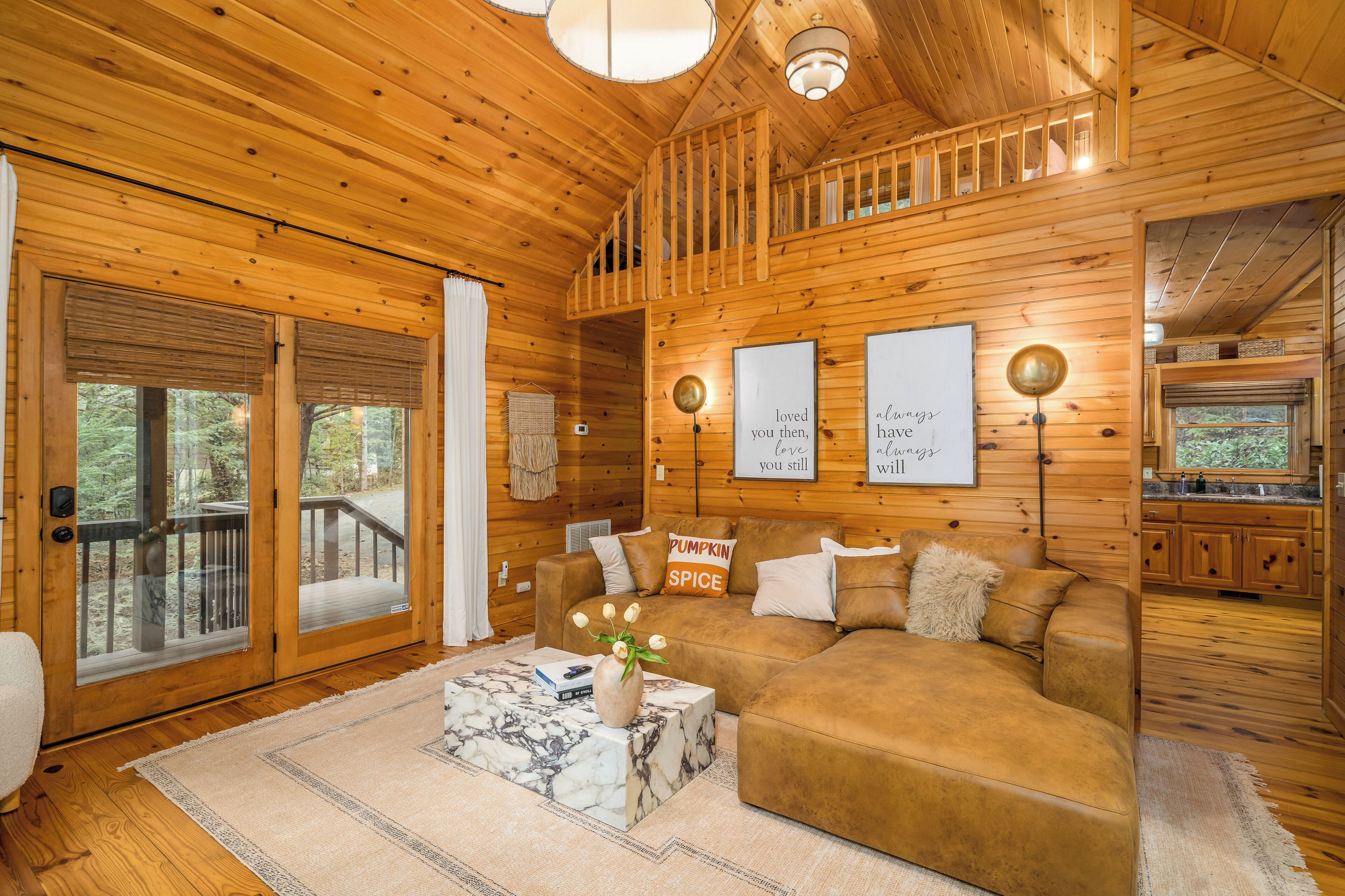 Smart TV, fireplace, video games