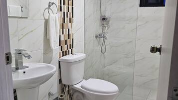Shower, towels