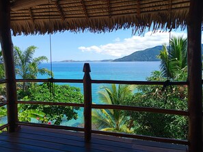 Deluxe Double Room, Lagoon View | Terrace/patio