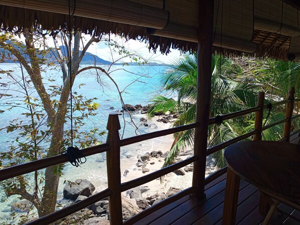 Deluxe Double Room, Lagoon View | Terrace/patio