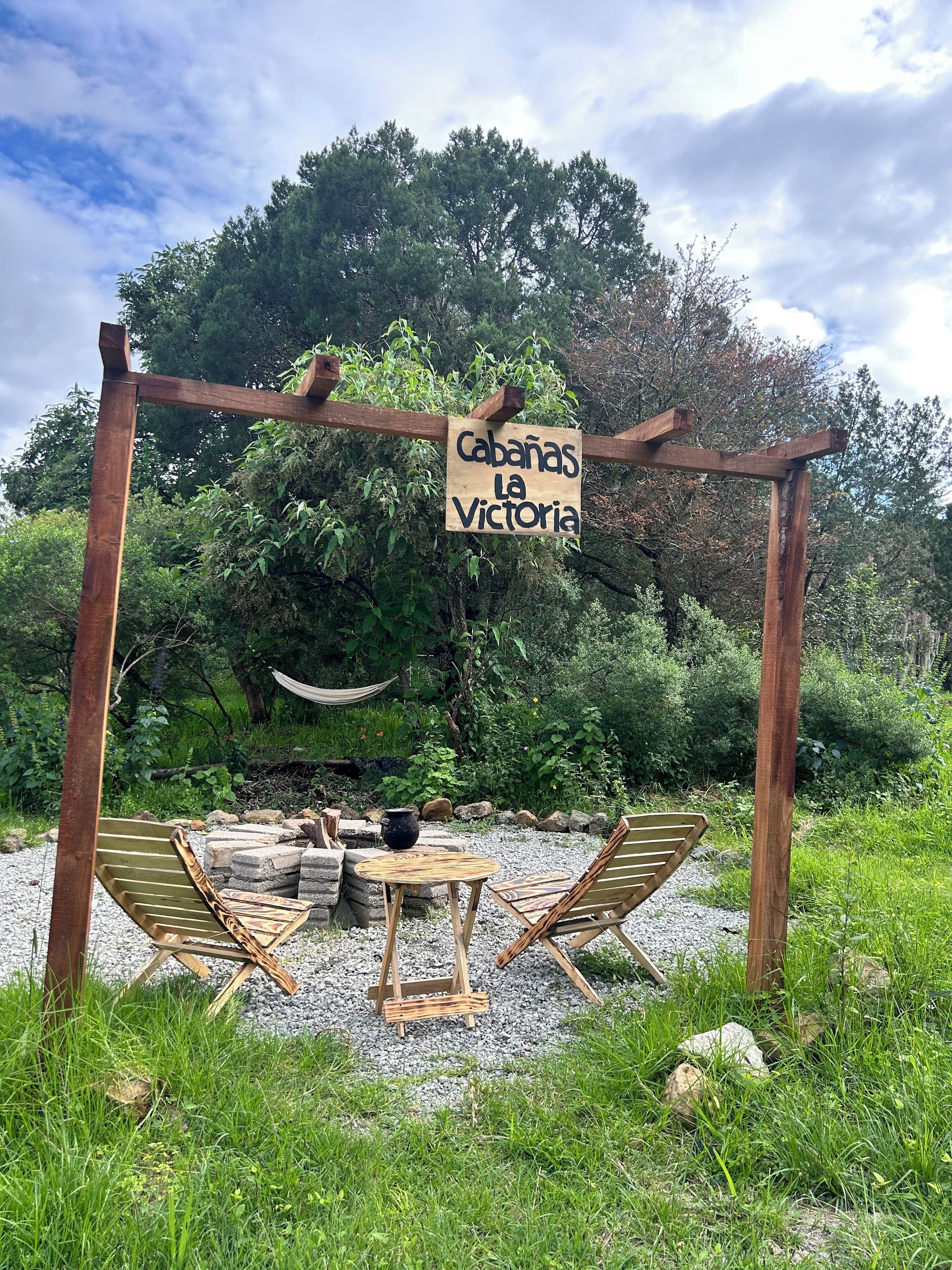 Área de bodas al aire libre