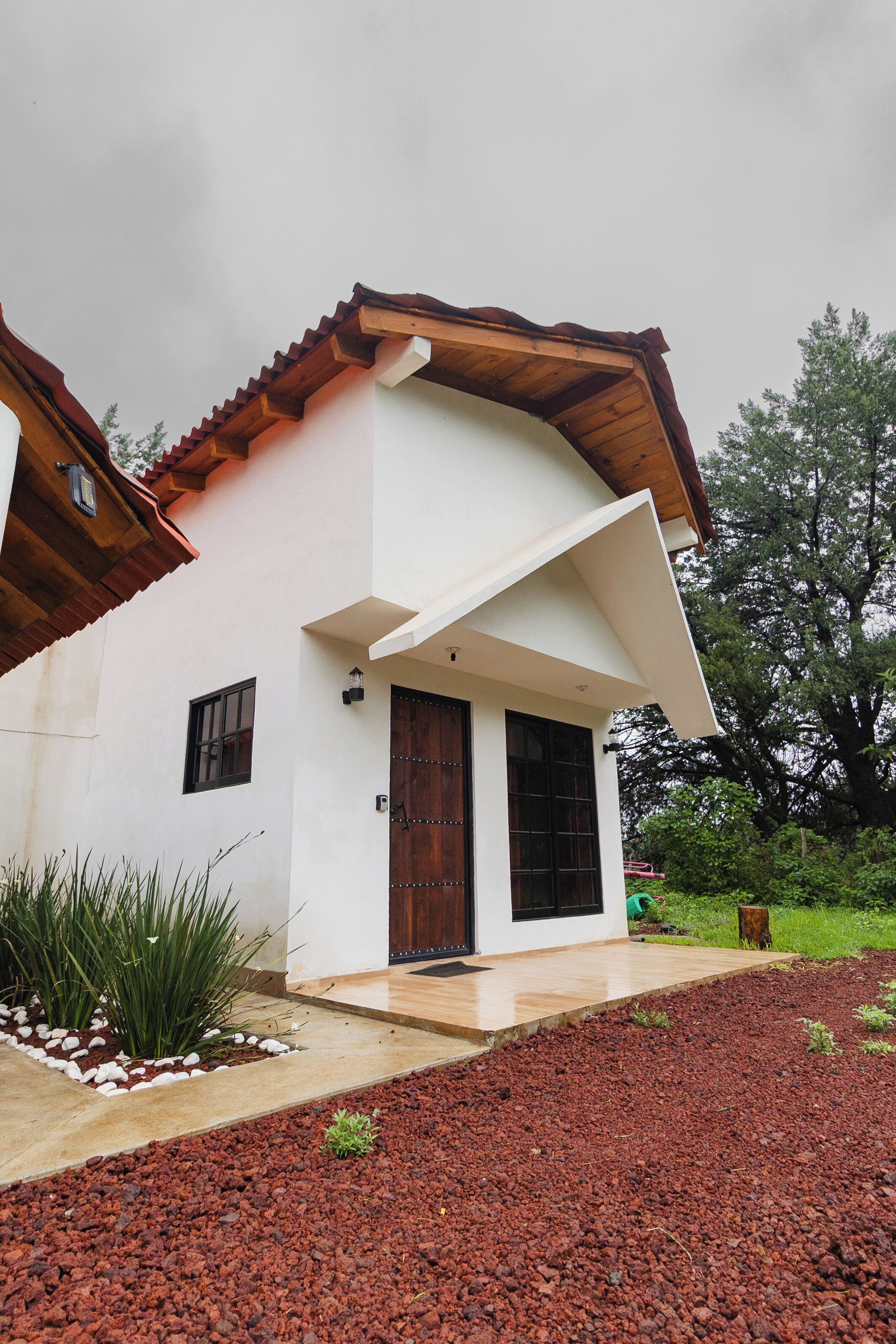 Romantische Ferienhütte, Hügelblick