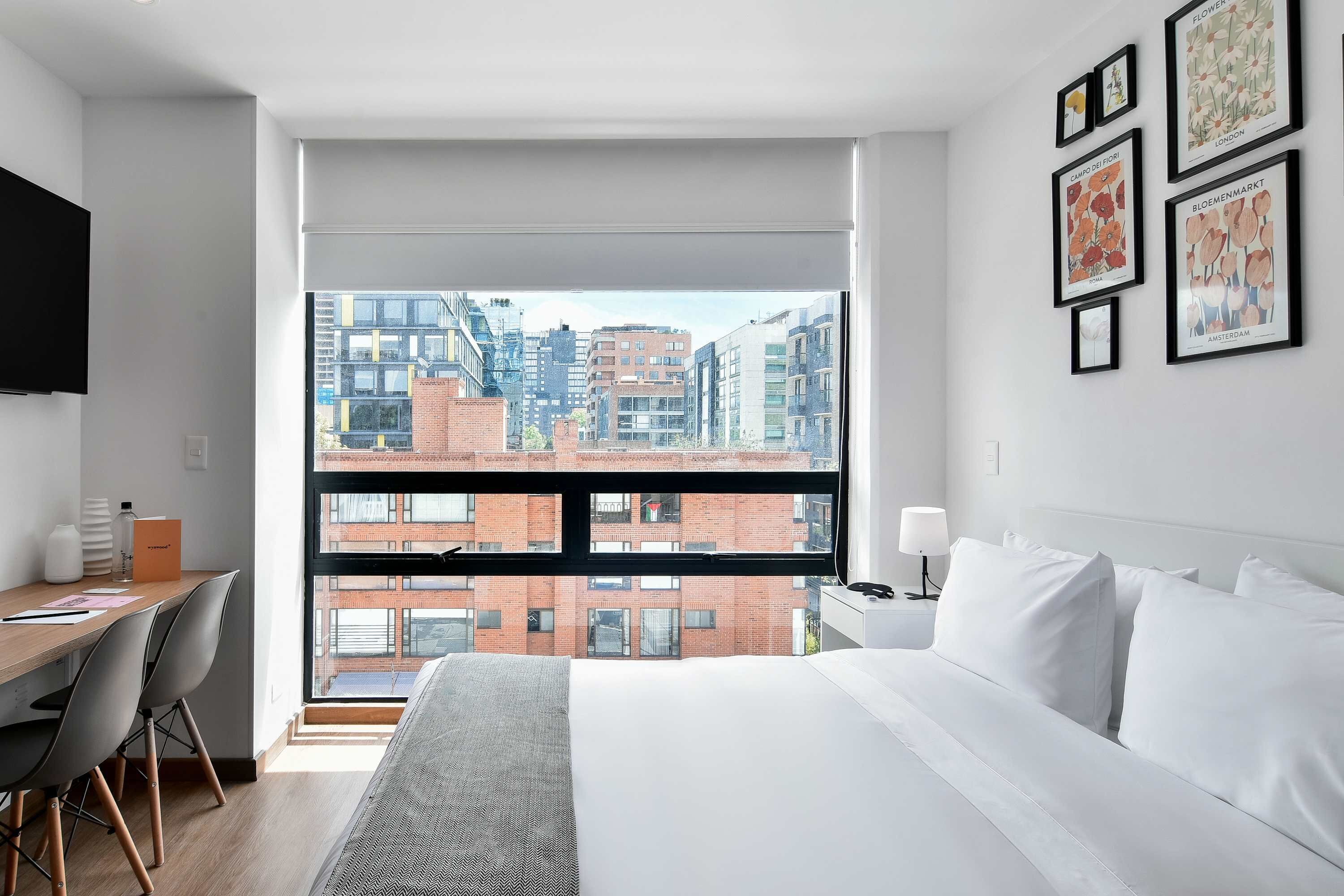 1 غرفة نوم وواي فاي وملاءات أسرّة