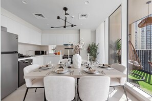 Dining - FIRST CLASS | 2BR | Stylish Bliss (Creek Harbour)