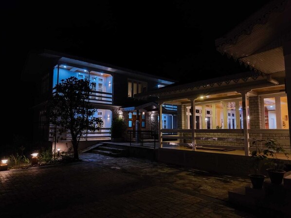 Front of property - evening/night