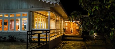 Front of property - evening/night