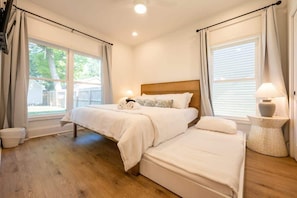 3 chambres, fer et planche Ă repasser, Wi-Fi, draps fournis
