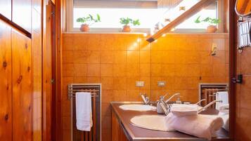 Shower, rainfall showerhead, hair dryer, bidet