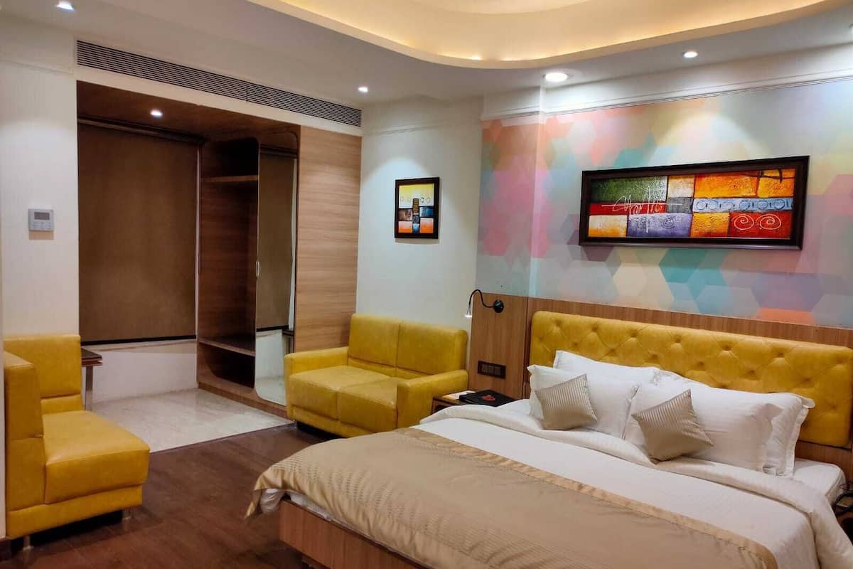 ห้องดีลักซ์ดับเบิล, วิวเมือง | ตู้นิรภัยในห้องพ ัก, เตารีด/โต๊ะรีดผ้า, Wi-Fi ฟรี