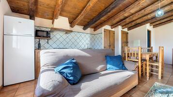 Televisie en een open haard