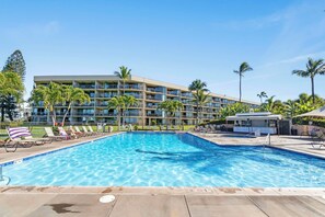 Una piscina riscaldata