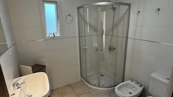 Comfort Duplex, Patio, Lake View | Bathroom | Hair dryer, towels, soap, toilet paper