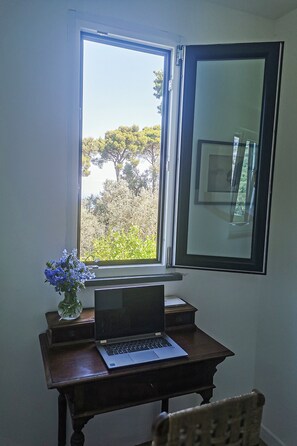 Udsigt fra overnatningsstedet