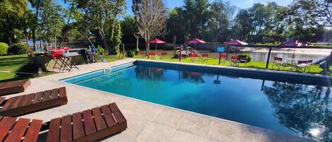 Seasonal outdoor pool