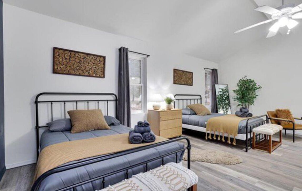 3 habitaciones, wifi y ropa de cama 