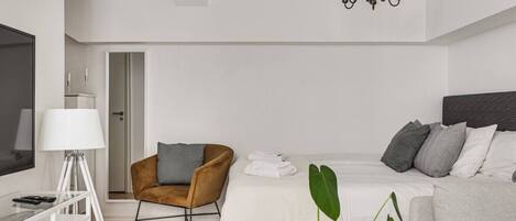 1 室のベッドルーム、アイロン / アイロン台、WiFi、ベッドシーツ