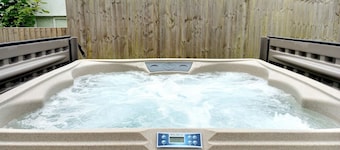 Pass the Keys | Home With Hot Tub Close to Beach