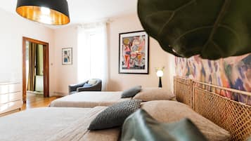 2 chambres, fer et planche Ă  repasser, Wi-Fi, draps fournis