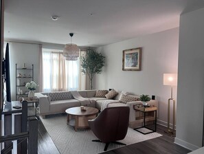 Living area - Cozy townhome  private master bedroom in serene Chillum with AC, WiFi,  (Chillum)