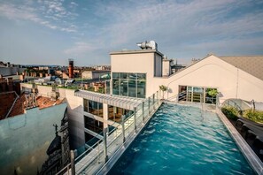 Indoor pool, outdoor pool