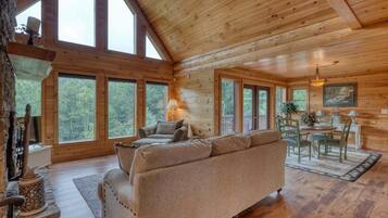 Smart TV, fireplace, offices, printers