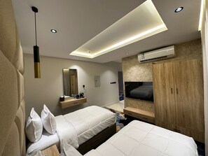 Premium bedding, pillow-top beds, minibar, bed sheets - XYZ Hotel Qurtoba (Riyadh)