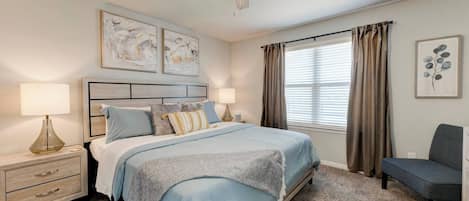 3 bedrooms, desk, iron/ironing board, free WiFi