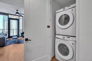 Interior - Modern 1-Bedroom with City Views (Austin)