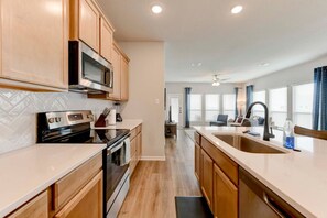 Microwave, oven, dishwasher, toaster