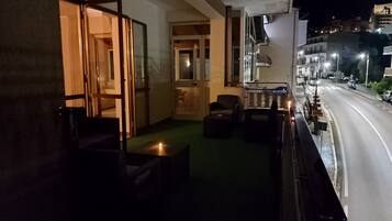 Vue depuis lâhĂ©bergement