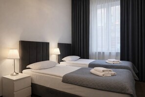 Kamar Twin Basic | Wi-Fi gratis dan seprai linen
