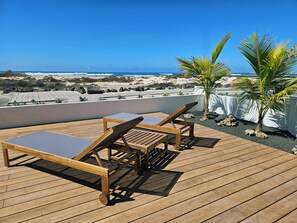 Deluxe Duplex, Ocean View | Terrace/patio - MAAR Suites Cotillo (La Oliva)