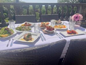 Petit déjeuner complet (17.5 GBP par personne)