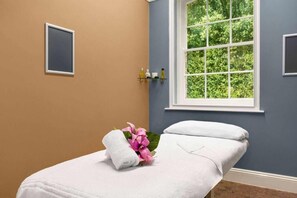 Body treatments, hydrotherapy, aromatherapy, body wraps, body scrubs