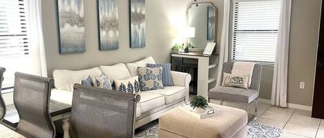 Fernseher, Kamin, Videospiele