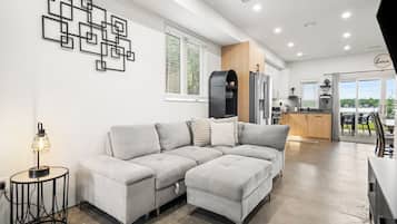 Smart TV, video games, books, video library