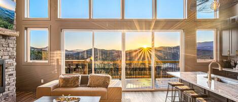 Smart TV, fireplace, video games, books