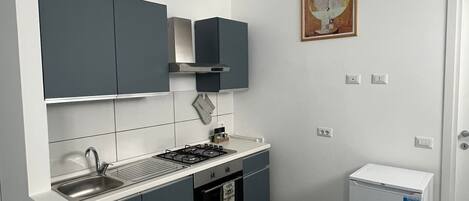 Kühlschrank, Ofen, Herdplatte, Geschirrspüler